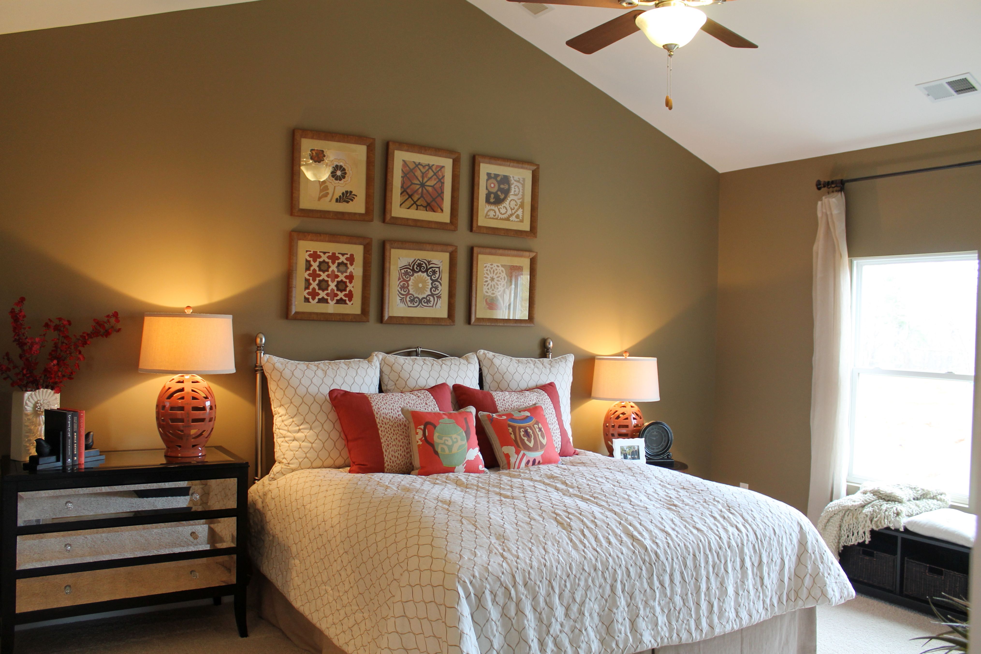 Vaulted Ceiling Bedroom Decor