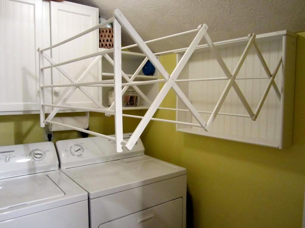 Modern Laundry Room Hanging Rack Ideas for Modern Garage