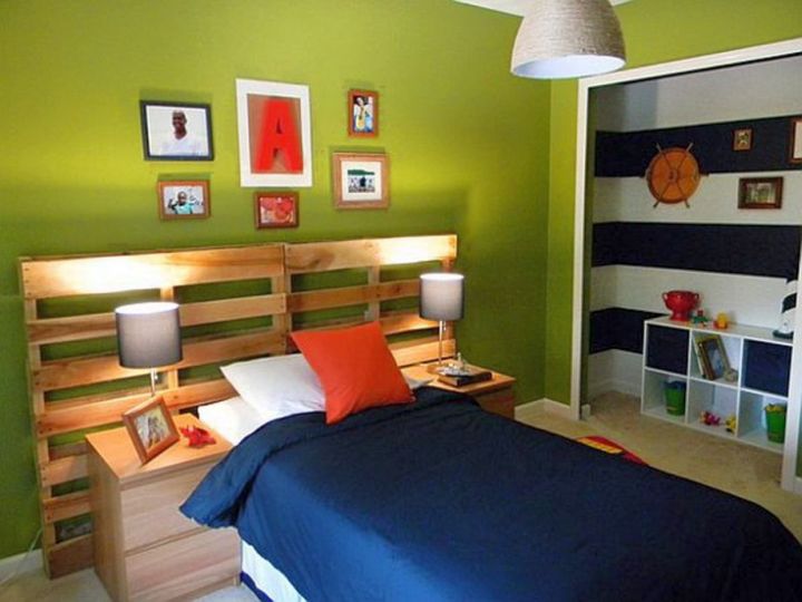 Simple Colour For Boys Room for Small Space