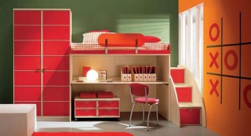 boys room paint ideas in orange and tic tac toe