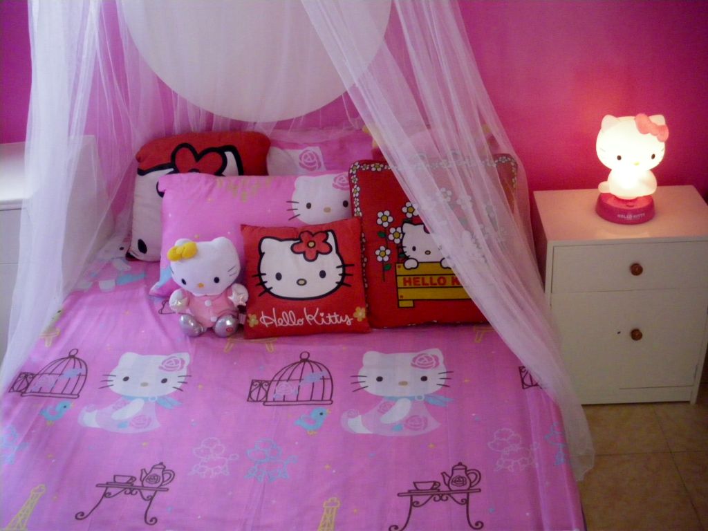 20 Cutest Hello Kitty Girls Bedroom Designs and Decorations