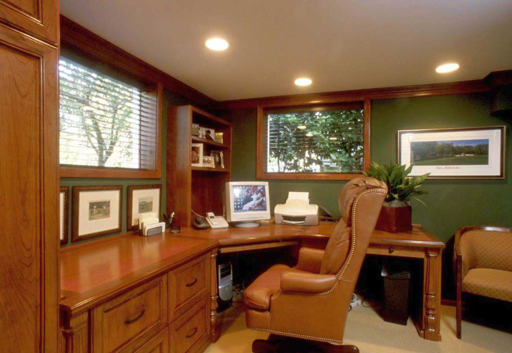 home office design ideas for small spaces with large chair