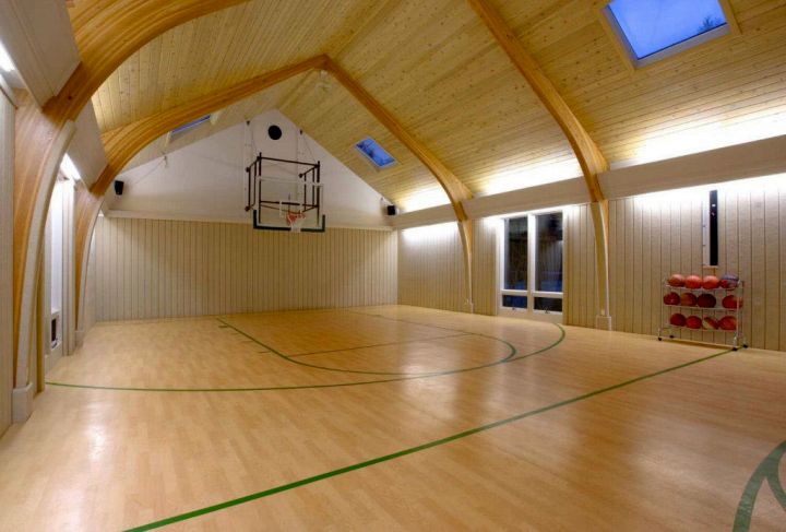 basketball court indoor courts barn gym own march tennis madness homes modern amazing estate half nba inside plans gyms outdoor