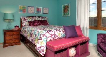 nice rooms for girls with blue walls