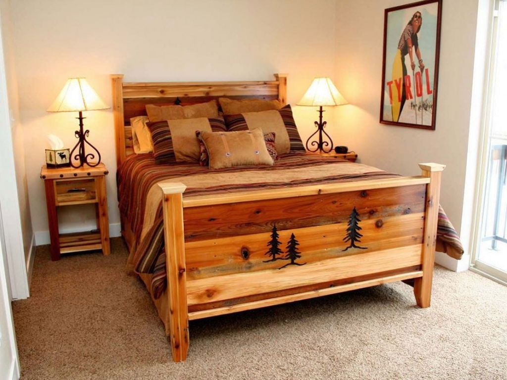 20 Wooden Rustic Bed Plans for Sweet Brownie Atmosphere