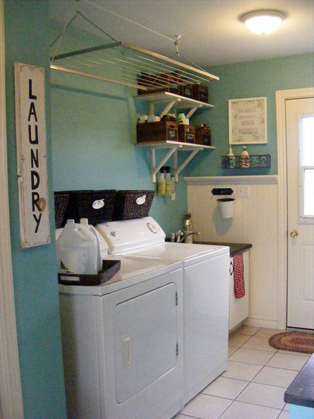 20 Briliant Small Laundry Room Storage Solutions