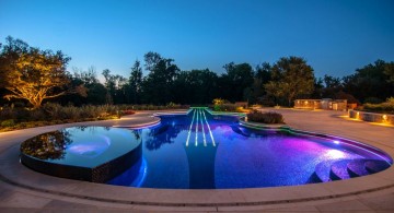 wide contemporary pool shapes and designs