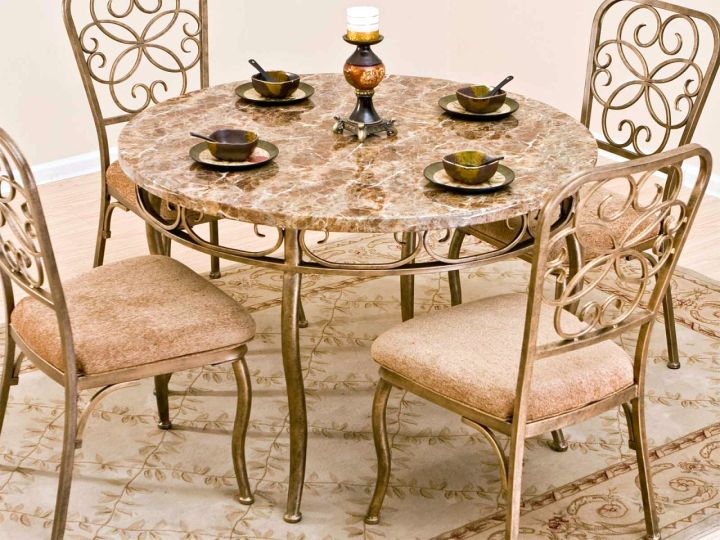 17 Amazing Granite Dining Room Table Designs