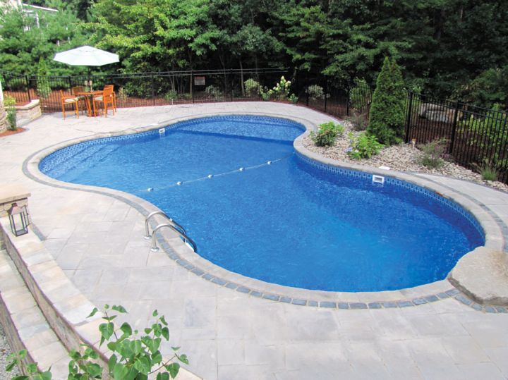 17 minimalist kidney shaped pool designs