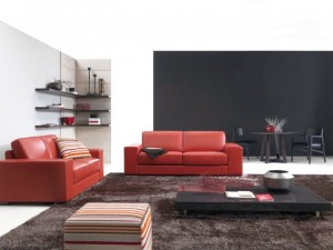 18 Maroon Living Room Furniture and Interior Design Ideas