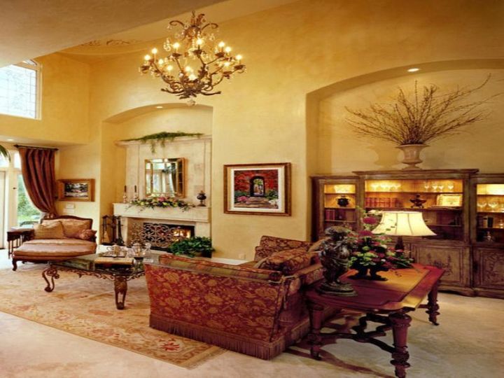 tuscan living room design ideas