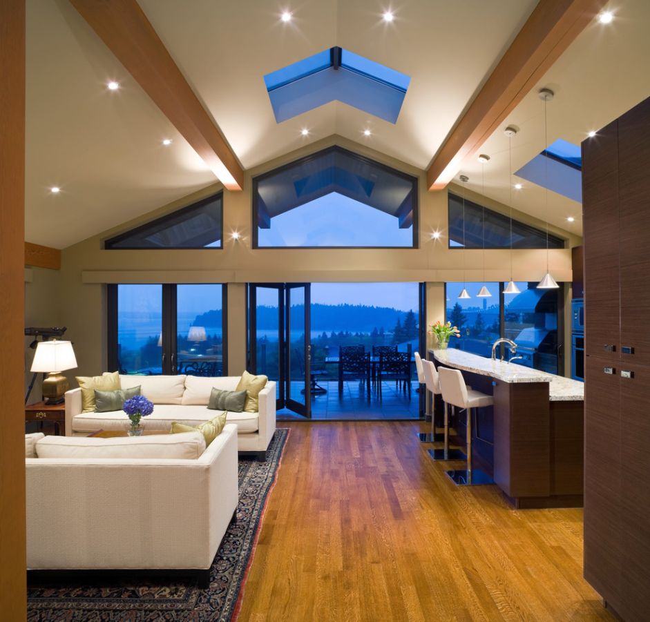 Admirable vaulted ceiling lighting ideas picture for ...