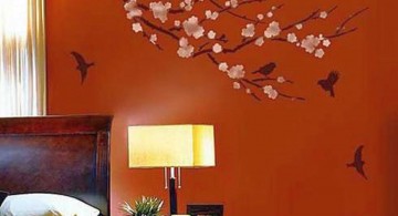 Sakura and bird DIY Indoor Wall Painter