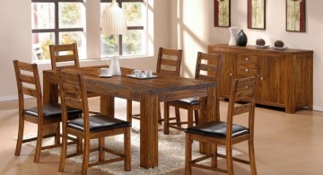 Simple dining table chairs designs