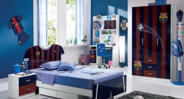 Sleek Barcelona Themed Room Decor Ideas for Teenage Boys