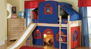 Unique Bunk Beds for Kids Perfect for Castle-Oriented Room Design Ideas