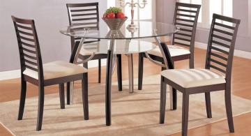 lean and simple dining table chairs designs