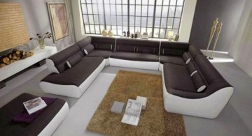 modular leather sofa sectionals
