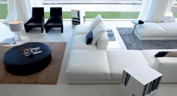 modular sofa in modern living room
