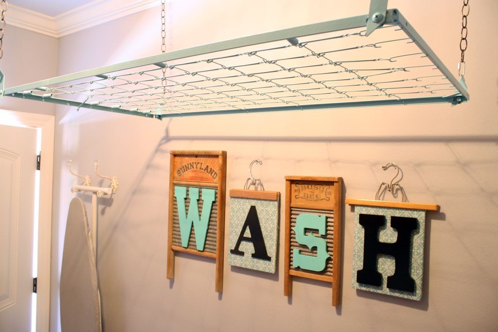 19 Laundry Room Clothes Hanger Racks Design Ideas