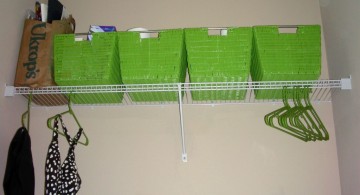 simple hanger and basket laundry room clothes hanger racks designs