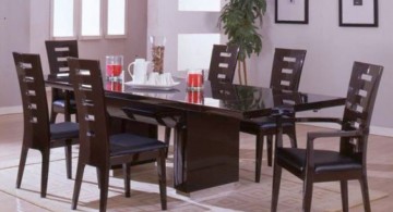 tall back dining table chairs designs