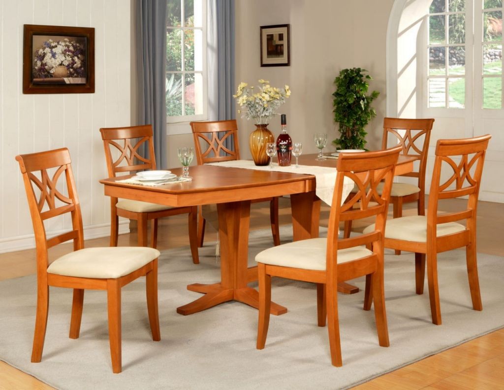 wooden dining table chairs designs with diamond carving