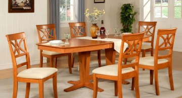 wooden dining table chairs designs with diamond carving