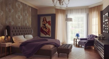 Classic and romantic but Cool wall painting designs for bedroom