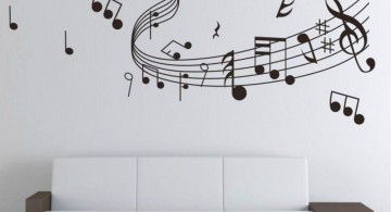 Cool wall painting designs musical note