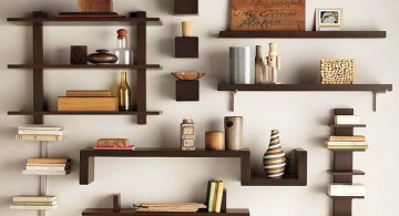 DIY floating bookshelf decoration ideas