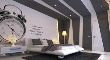 Huge alarm clock for Cool wall painting designs