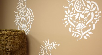 Paisley pattern Cool wall painting designs