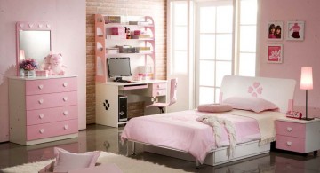 Pink themed awesome rooms for girls