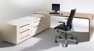 Sleek lane desk for modern and minimalist home office