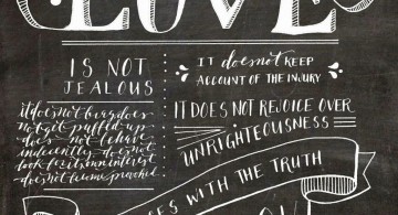 Various typeface on chalkboard writing ideas