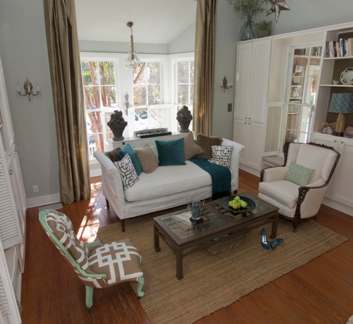 Victorian living room for small apartments