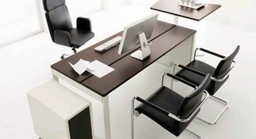 acrylic sleek office desk