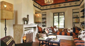 african living room decor for long living rooms