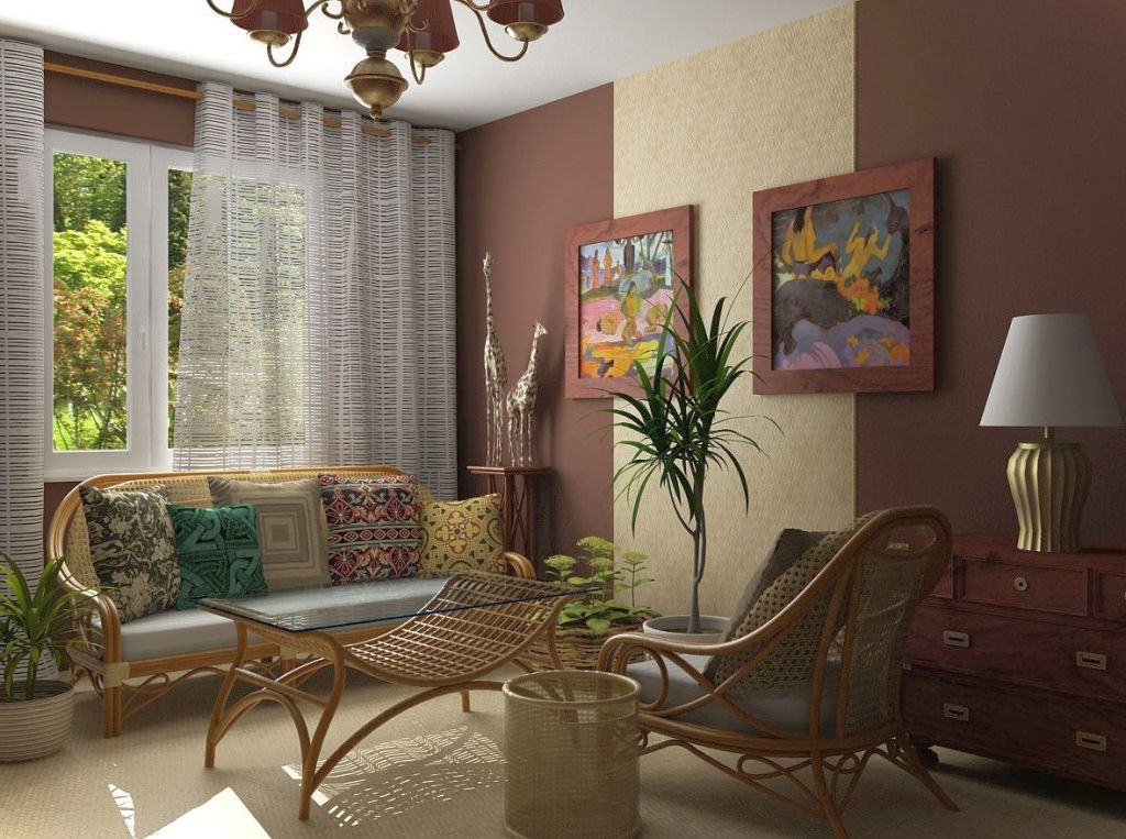 african inspired living room decorating