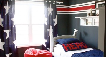 another stars and stripes for boys blue room