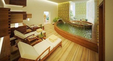 bamboo themed bathroom for spa