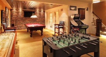 basement entertainment room