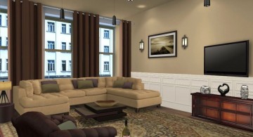 beige living room walls for condominium