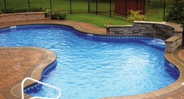 best backyard swimming pool designs with free formed pool