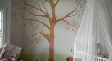 big sakura tree cool painting ideas for bedrooms