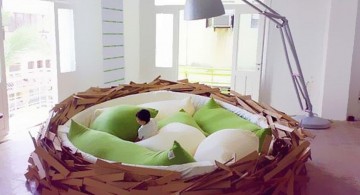 bird nest unique beds for girls
