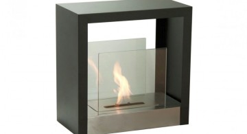 black freestanding fireplaces designs