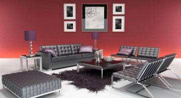 black leather living room set minimalist modern furniture