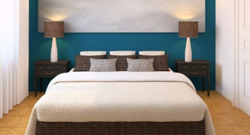 blue and white relaxing paint colors for bedrooms